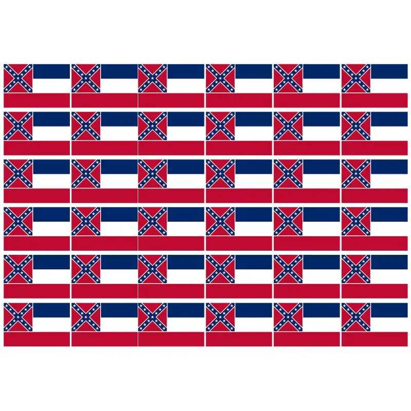 Наклейка с флагом штата Миссисипи|Флаги баннеры и аксессуары| |