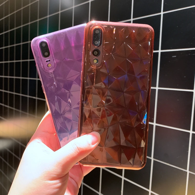 Для huawei P20 P30 mate 20 X Pro Nova 3 3i Honor 9 View Note 10 Lite 8X Play 3D Алмазный прозрачный мягкий
