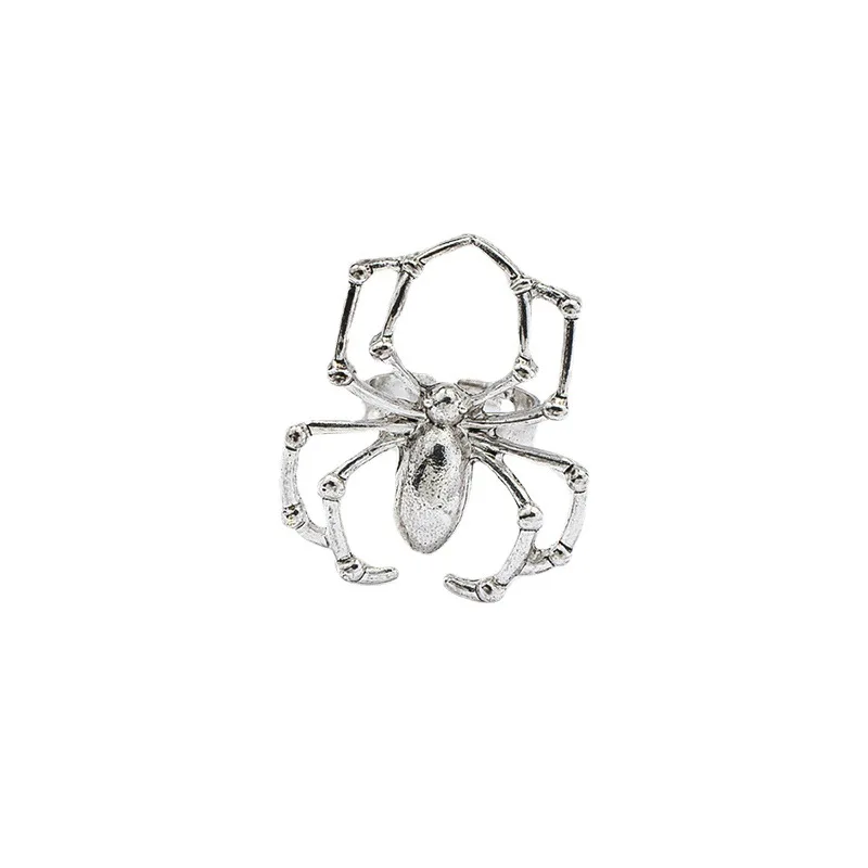 

Gothic Punk Gold Silver Color Animal Spider Rings Vintage Jewelry Accessories For Funny Halloween Party Rings For Unisex Gift