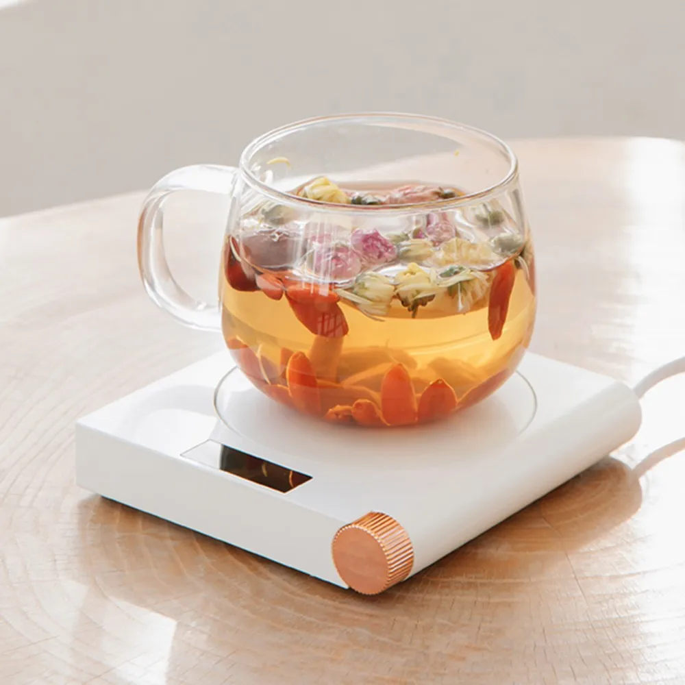 Heating Coasters Coffee Mug Cup Warmer Milk Tea Water Pad With 5 Levels Adjust Constant-temperatures Insulation Heater | Электроника