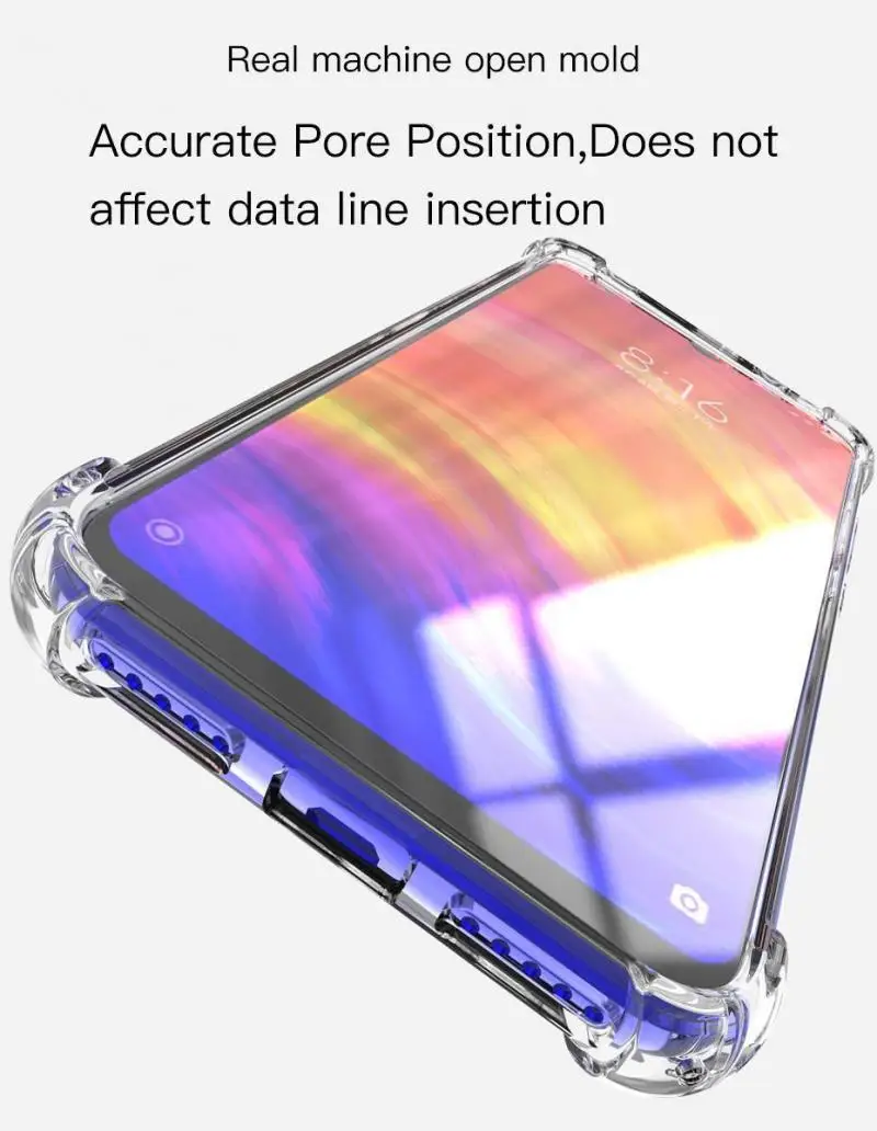 Противоударный Прозрачный чехол для Xiaomi CC9 9T Pro Mi 9 CC9E Redmi Note7 Note8 8A защитный из ТПУ |