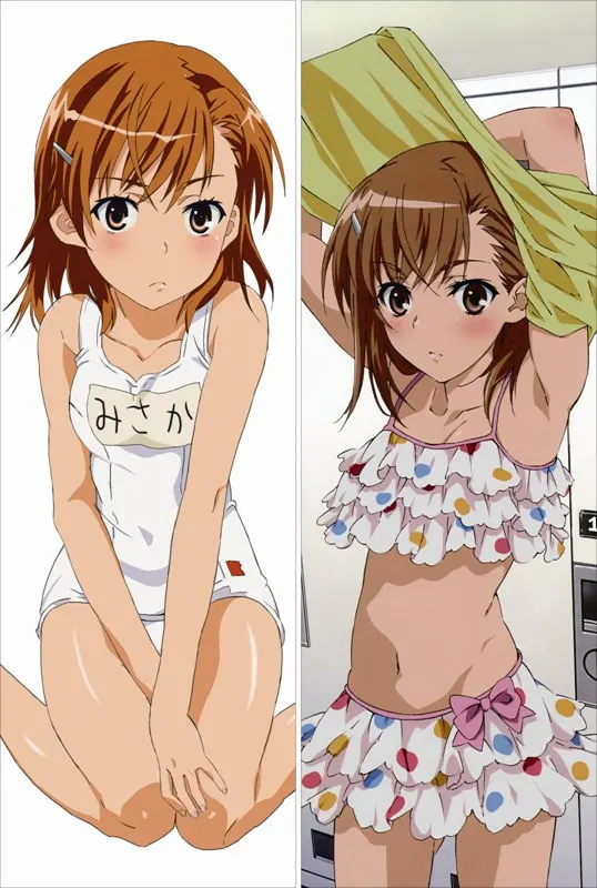 S14 Аниме некий научный Railgun Dakimakura Чехол персонаж Mikoto Misaka Bolster чехол Toaru Kagaku no Railgun Hugs чехол для подушки - Цвет: S14
