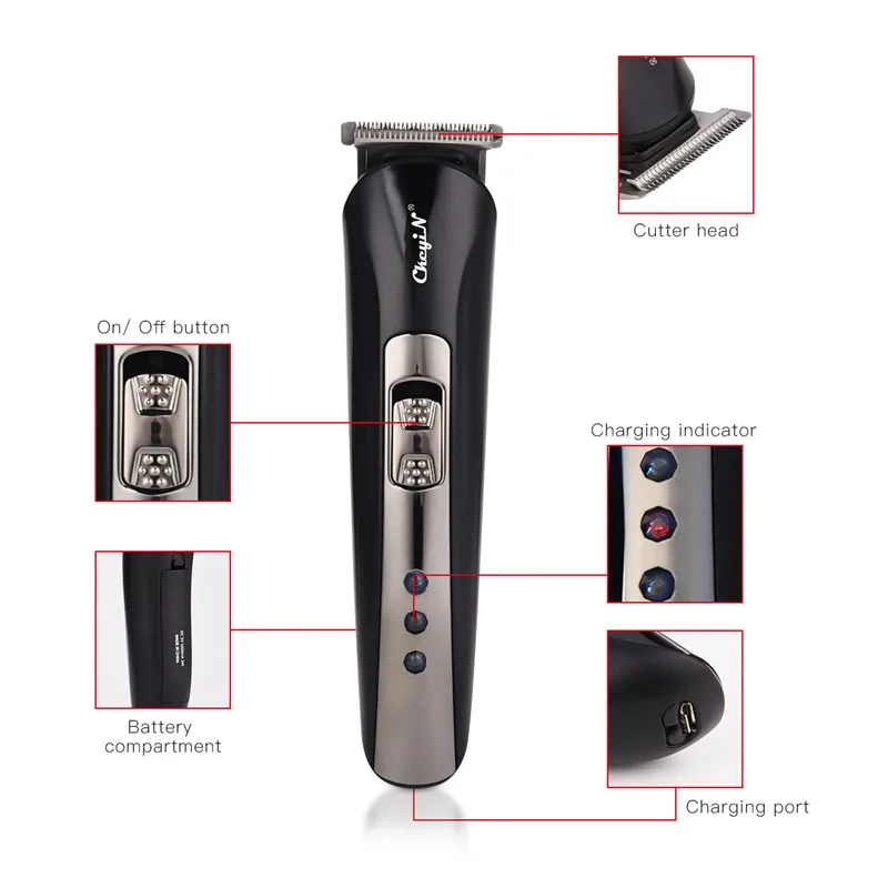 

3 In 1 Hair Clipper Professional Electric Hair Trimmer Men Haircutting Machine Haircut Electric Shaver Razor Beard Nose Trimmer