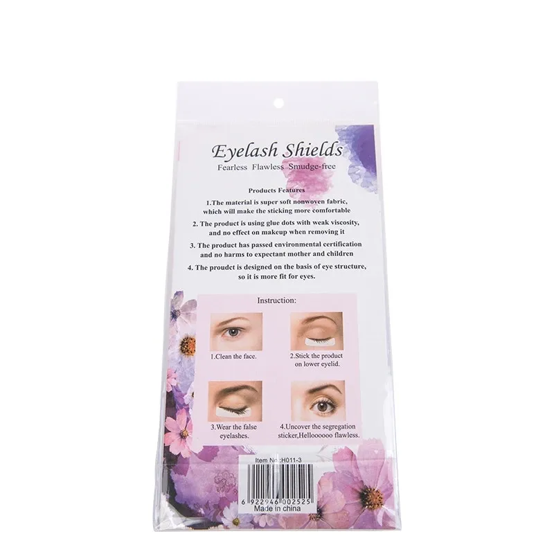 50 Pairs/Pack Medical Non-woven Fabrics Patches Professional Eyelashes Extension Stickers Makeup Tools Under Eye Pads | Красота и