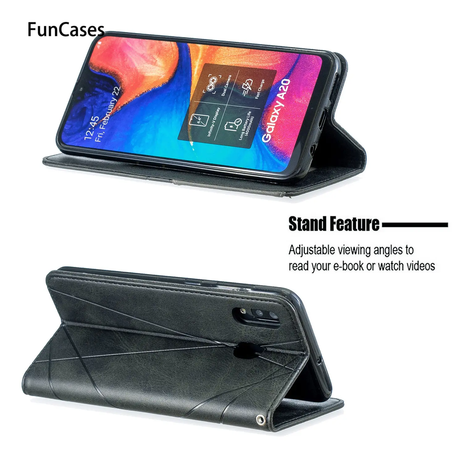 Чехол-книжка из искусственной кожи с откидной крышкой для мобильного телефона