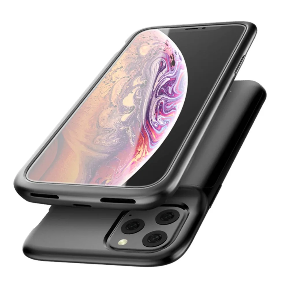 4800 мАч для iPhone 11 Pro Чехол зарядного устройства ультратонкий портативный банк