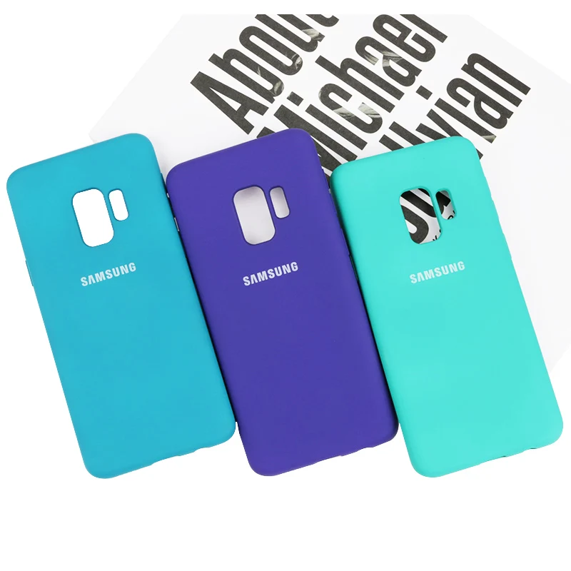 Шелковистый силиконовый чехол для Samsung Galaxy S8/S8 Plus S8 мягкий на ощупь защитный S9/S9plus