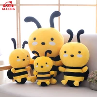 glcucg 20 60cm kawaii honeybee plush toy cute bee with wings stuffed baby dolls lovely toys for children appease birthday gift