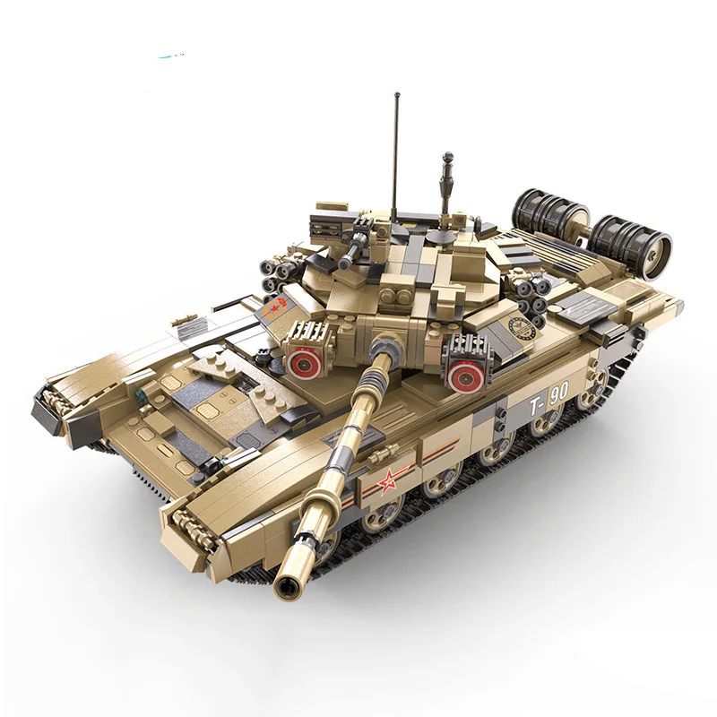 Военная Униформа серии русская T-90 Главный бой танков оружие солдат модель