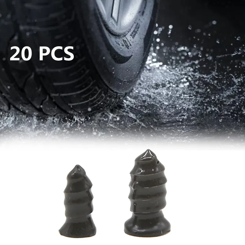 

20pcs Motorcycle Vacuum Tyre Repair Nail Car Scooter Bike Universal Tubeless Rubber Nails Tire Puncture Repair Accessories