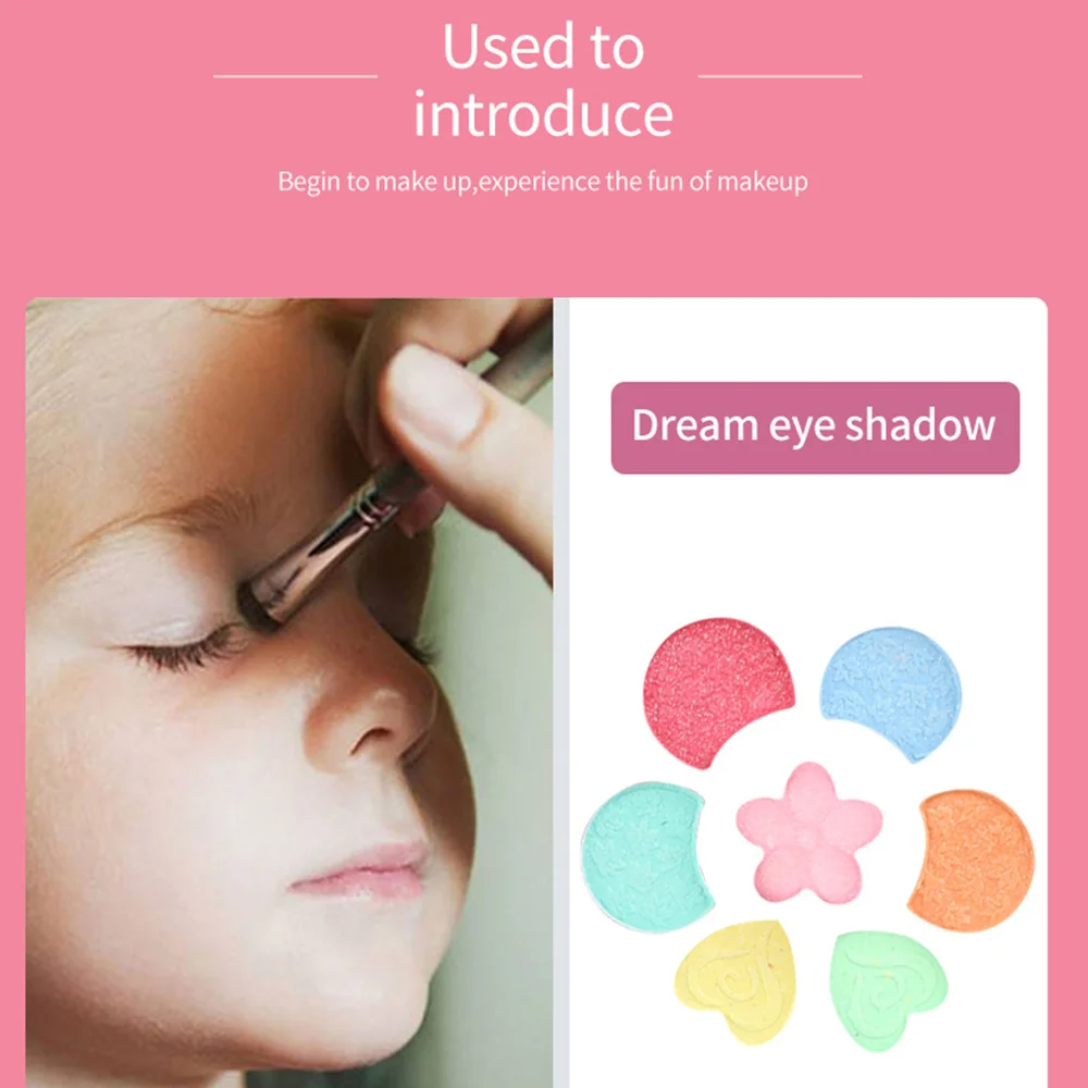 9 шт. комплект наряда принцессы косметический набор нетоксичный детей милый