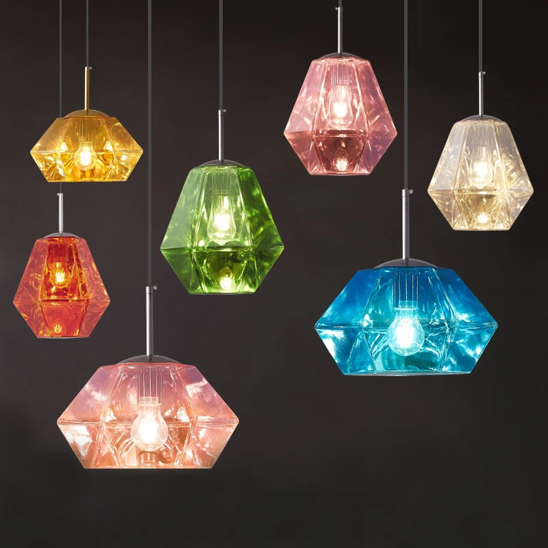 

Nordic Colorful Pendant Lights Modern Decoration Indoor Lighting Living Room Hanging Lamps Home Kitchen Light Fixtures Luminaire