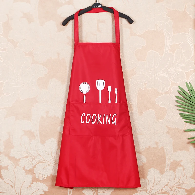 

Apron Oil proof 1 piece Antifouling Korean version Waterproof Kitchen Sleeveless Cartoon Korean apron Anime Breathable