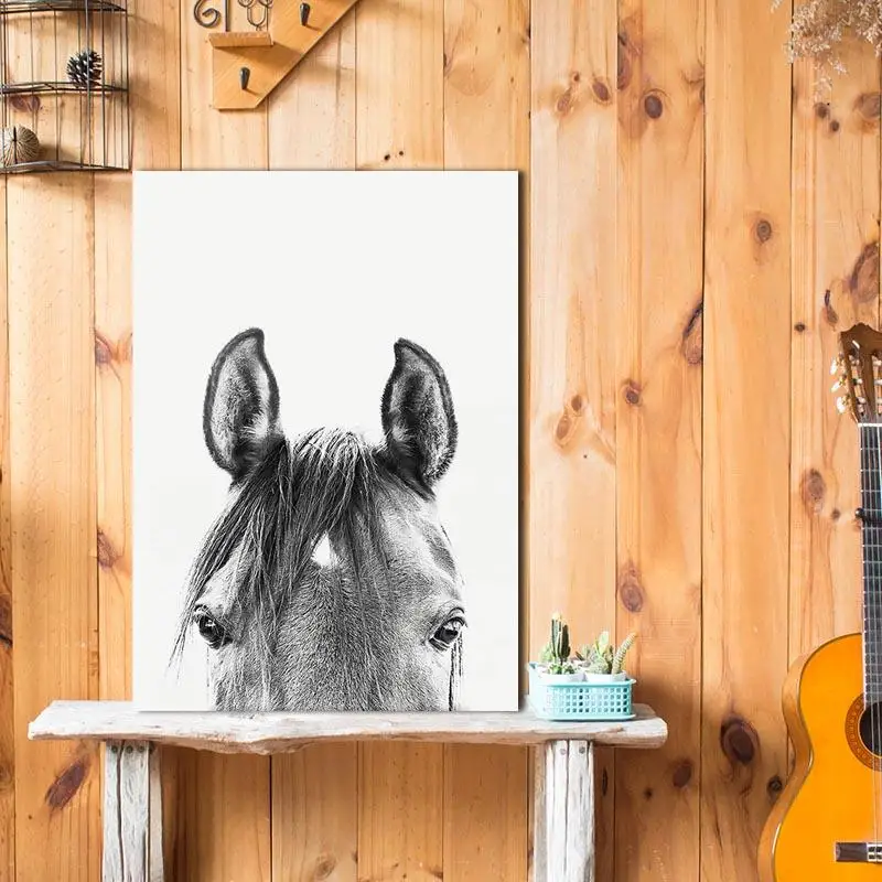 Goedkoop Paard Poster Canvas Art Posters En Prints Moderne Kunst Canvas Schilderijen Op De Muur Art Pictures Home Decoratie 1T