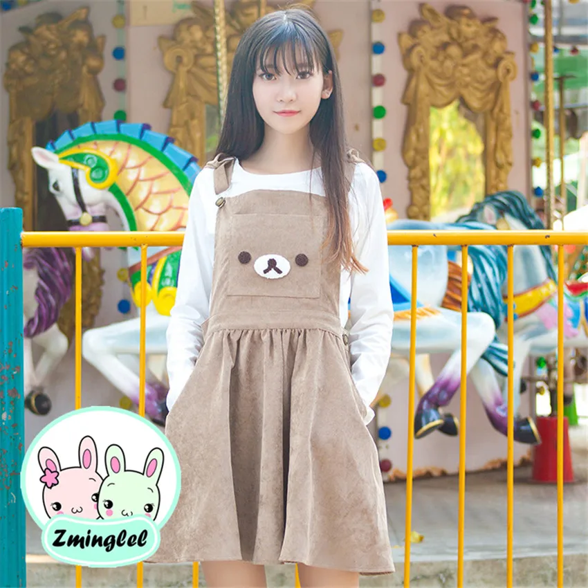 Будет выглядеть очень мило для девочек в стиле &quotЛолита&quot Kawaii Rilakkuma чулок Платье