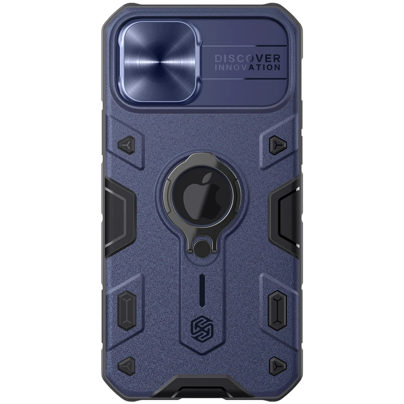 

Защитный чехол для камеры для iphone 12/Pro/Max/Mini NILLKIN Camshield, армированный держатель с кольцом-подставкой, защитная крышка объектива с отверстием д...