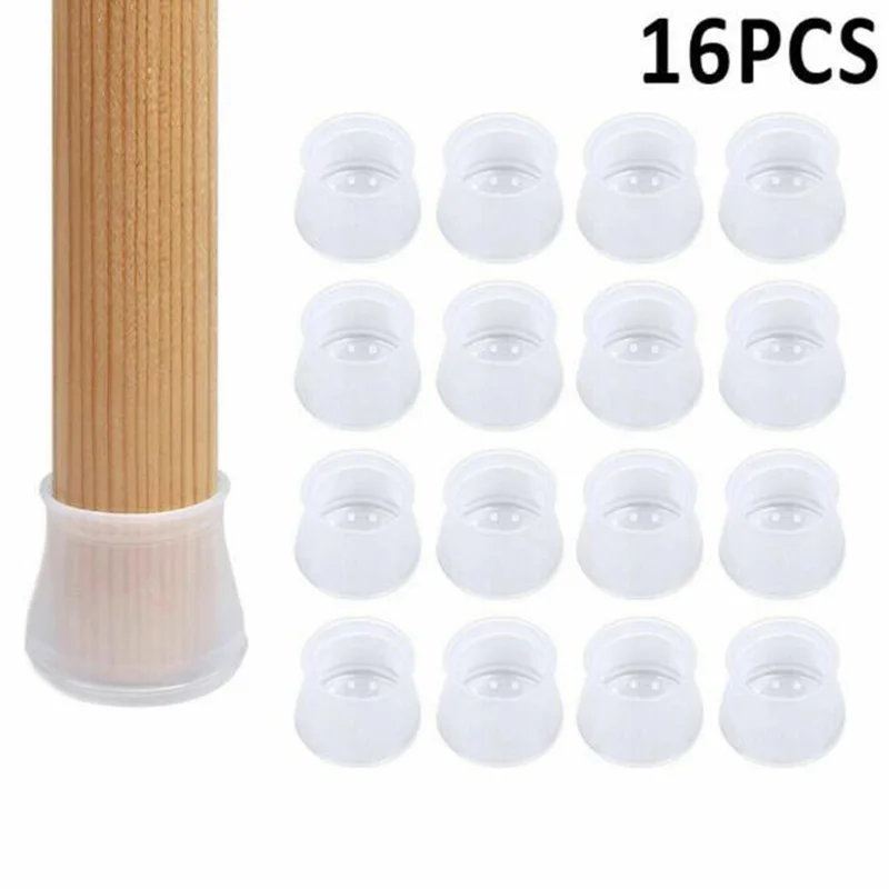 

8/16X Silicone Chair Leg Cap Feet Pad Furniture Table Cover Sock Floor Protector