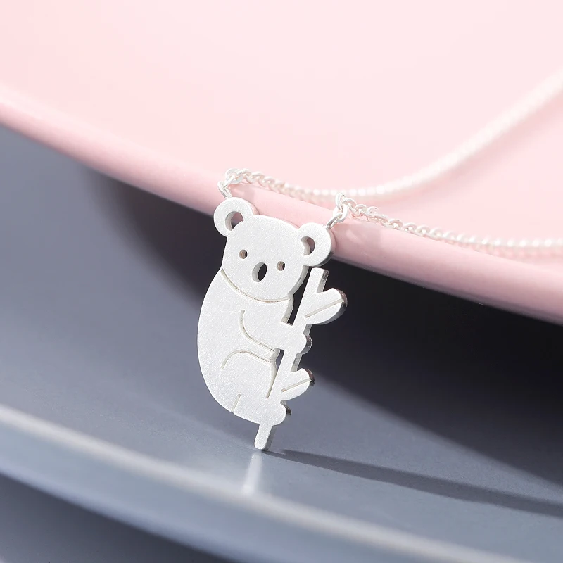 Австралия ожерелье коала для женщин ошейник Mujer золотая цепочка из нержавеющей