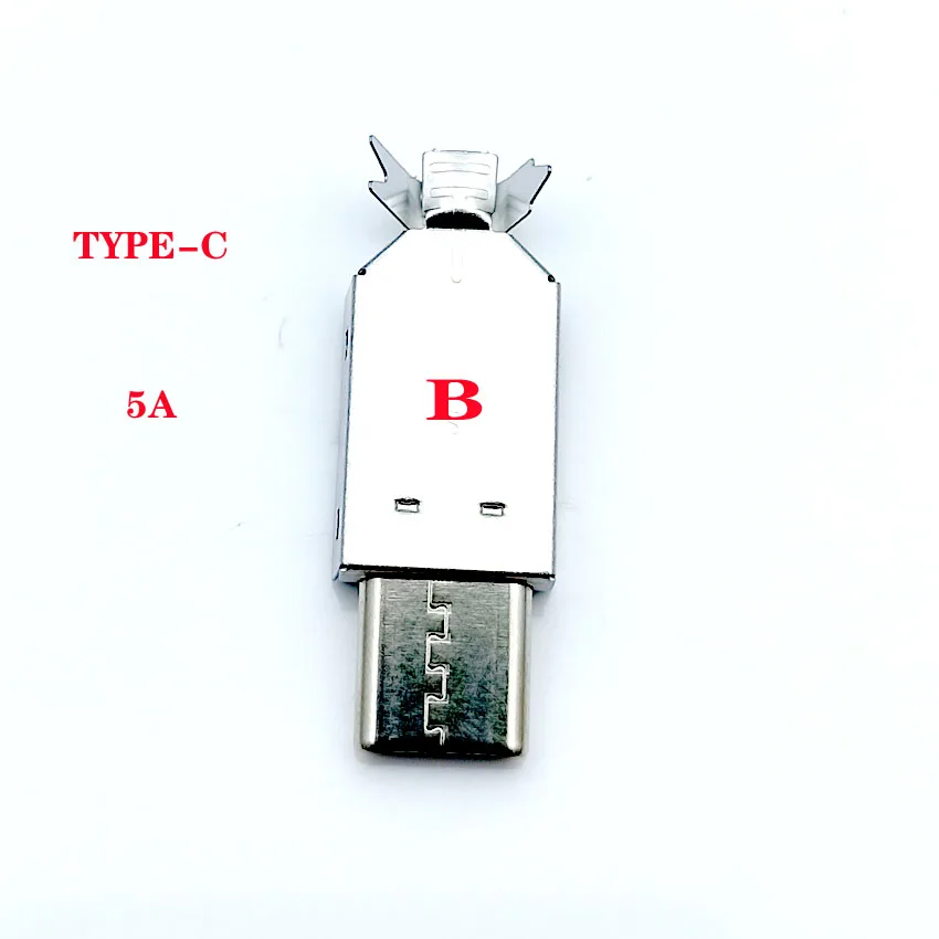 3 комплекта USB 1 type C 2 0 Мужской Разъем для зарядки сварочный Тип USB-C адаптер 3/4 в 3A/5A