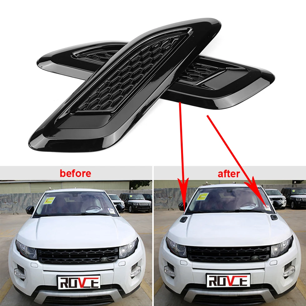 2 шт. внешняя вытяжка на вентиляционное отверстие для Land Rover Range Evoque 2012 2013 2014 2015 2016