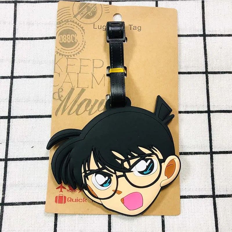 ДЕТЕКТИВНАЯ Конан стиль аниме багажная бирка кулоны портативная дорожная
