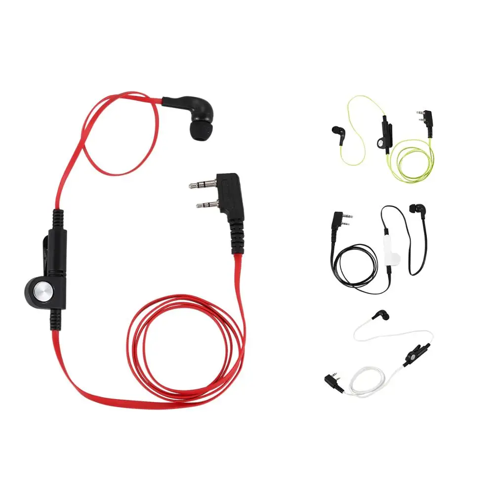 2 Pin лапши Стиль наушники Fone de ouvido к разъем Динамик гарнитуры для Baofeng Uv5R Bf 888S