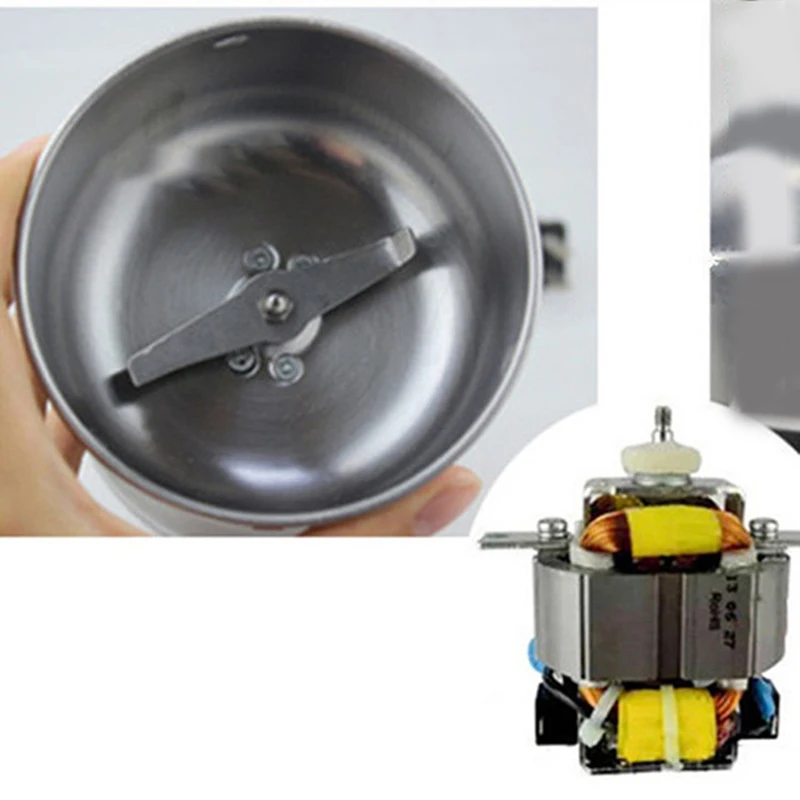 

Coffee Grinder Stainless Electric Herbs/Spices/Nuts/Grains/Coffee Bean GrindingElectric Coffee Grinder Maker Beans Grain Spices