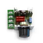 Регулятор напряжения переменного тока 220 В, 2000 Вт, регулятор скорости двигателя, бесщеточный электронный тиристор, регулятор температуры