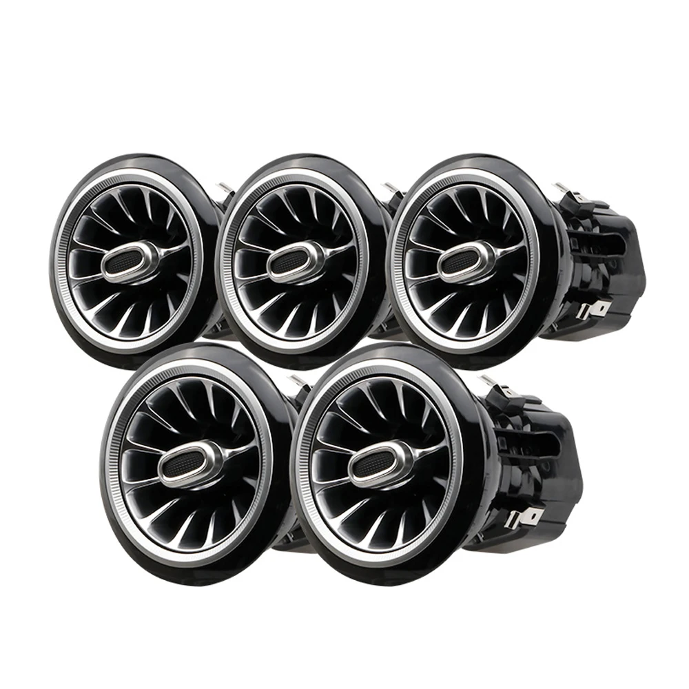 

Car vent ambient light for Mercedes Benz GLA CLA A Class W176 12 color air conditioner outlet Colorful Turbine atmosphere light