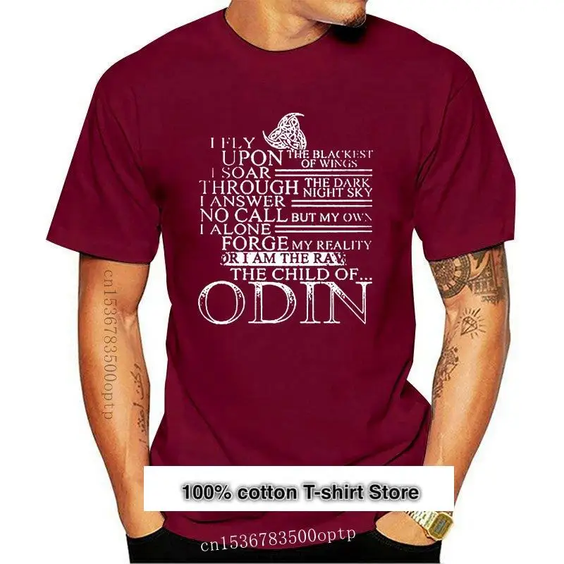 

2021 nuevo vikingo Roven Worrior t camisa hijos de Odin volhollo camiseta (2)