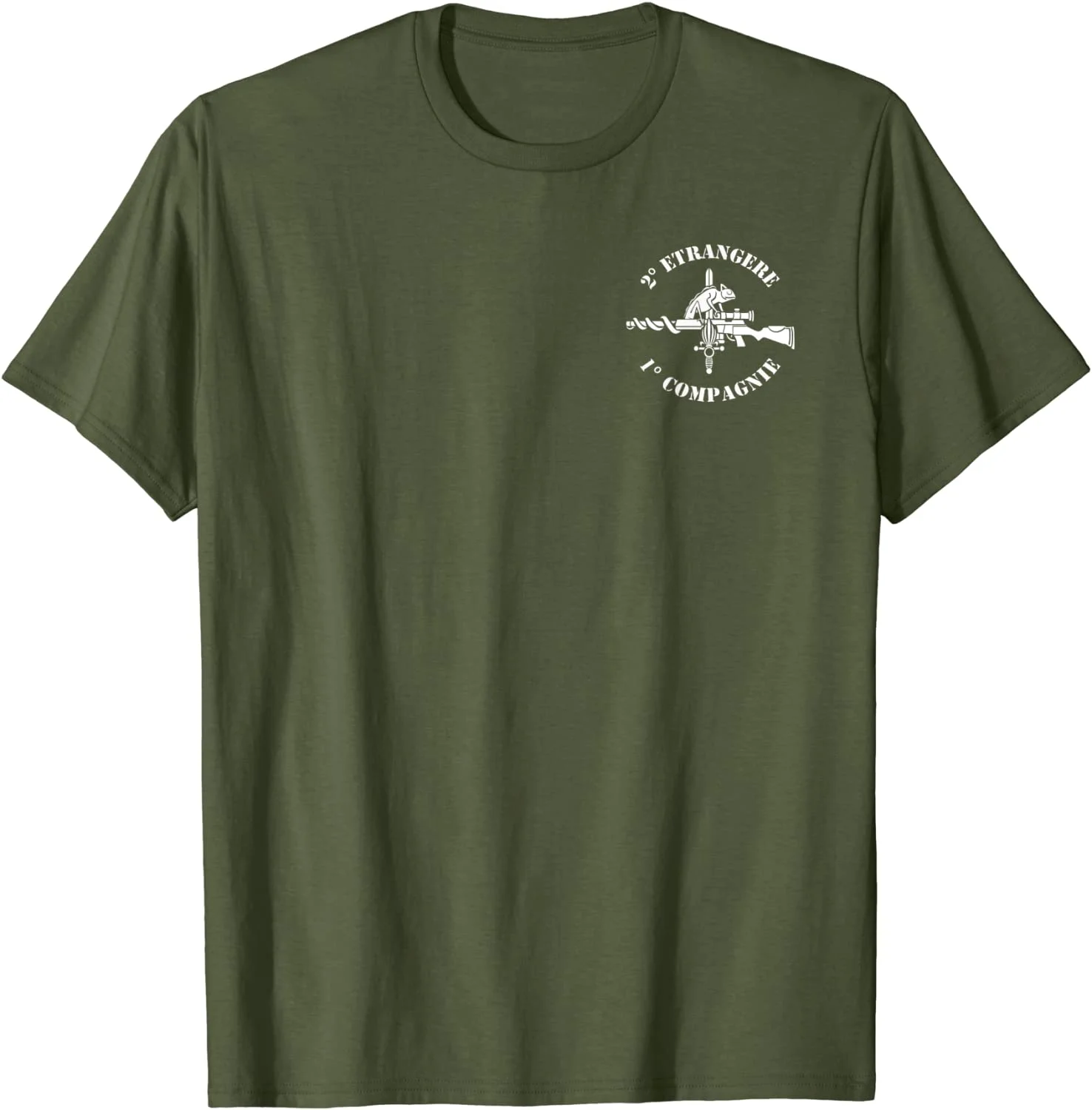 Футболка со снайпером французского зарубежного легиона спецназа. Летняя