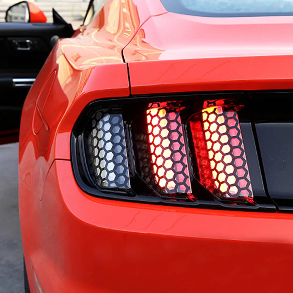 6 шт./компл. Вафельная Ткань автомобиля задний светильник декоративные настенные