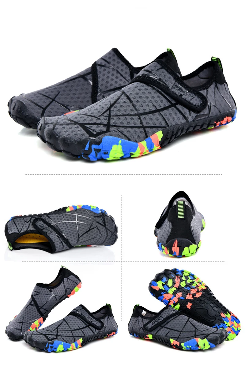 Trekking Water Shoes Quick-drying Comfortable Lightweight Soft  Non-slip Breathable Shockproof Outdoor Seaside Swimming Sneakers