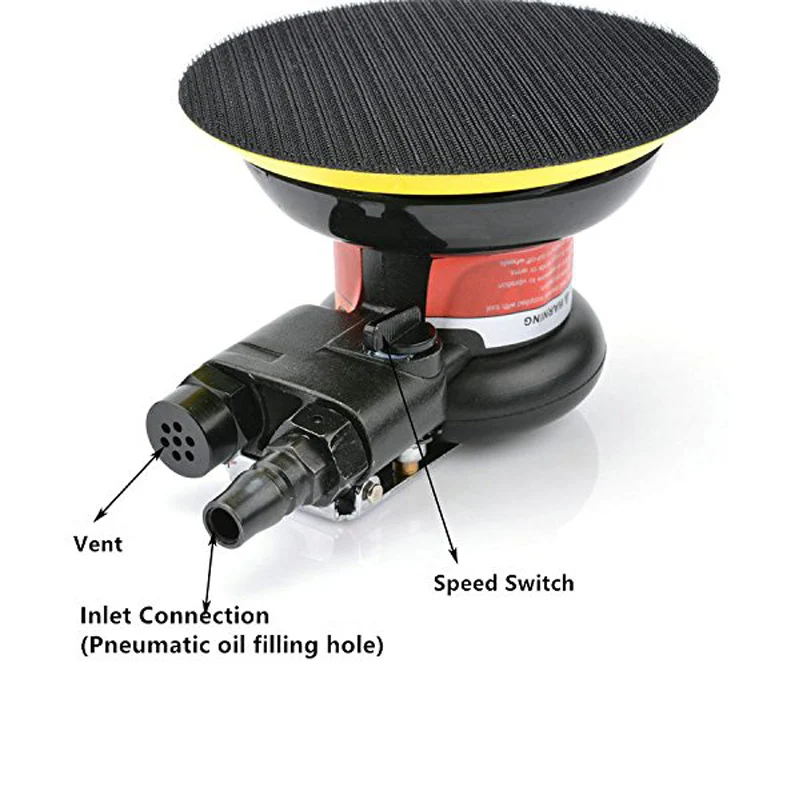 Воздушная случайная орбитальная шлифовальная машина 5 дюймов пневматический