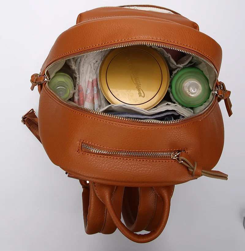 Сумка для подгузников из ПУ Детская сумка водонепроницаемая