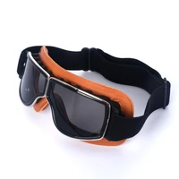 vintage ski sport outdoor motorcycle leather cruiser folding goggles glasses sunglasses eyewear wwii raf pilot for biker helmet