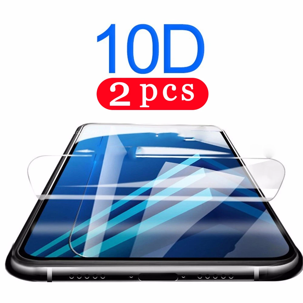 2 шт для samsung Galaxy note 8 9 10 pro plus полное покрытие Гидрогелевая пленка a6 a7 a8 2018 Защитная