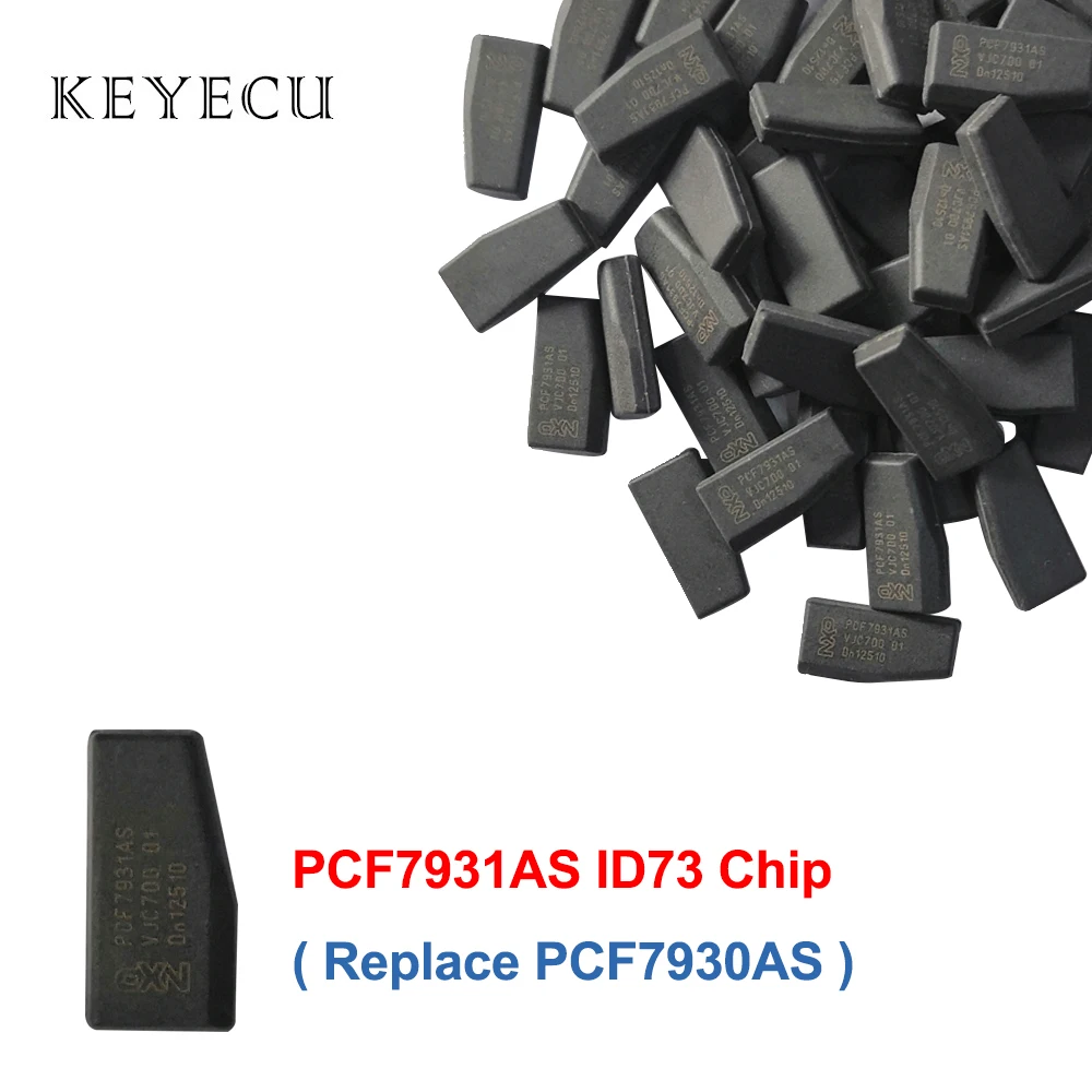 Keyecu Автомобильный ключ чип PCF7931AS / PCF7930AS автотранспондера PCF7930 ID73 PCF7931 7930 7931