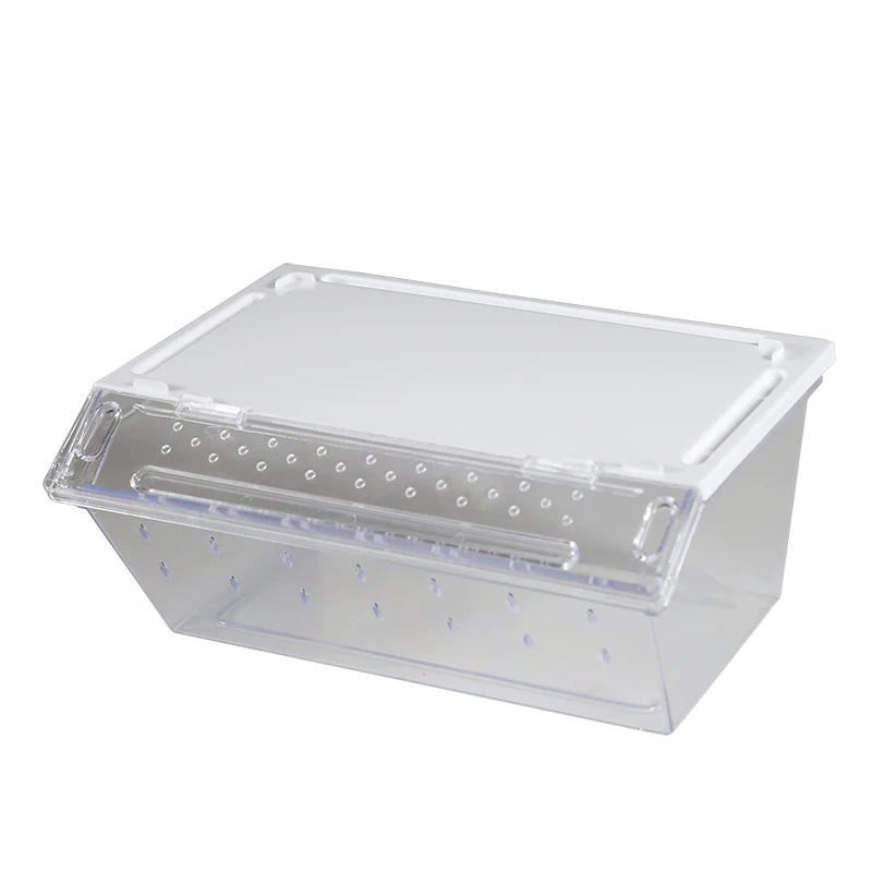 Ящик для кормления маленького размера пластиковый прозрачный ящик хранения