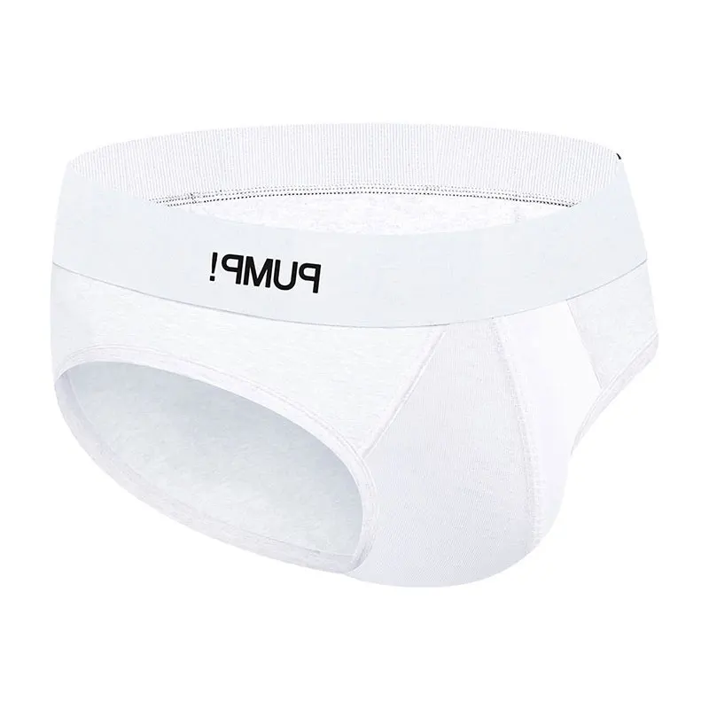 Мужские трусы джоки в полоску белые дышащие брифы из хлопка бандаж сексуальное