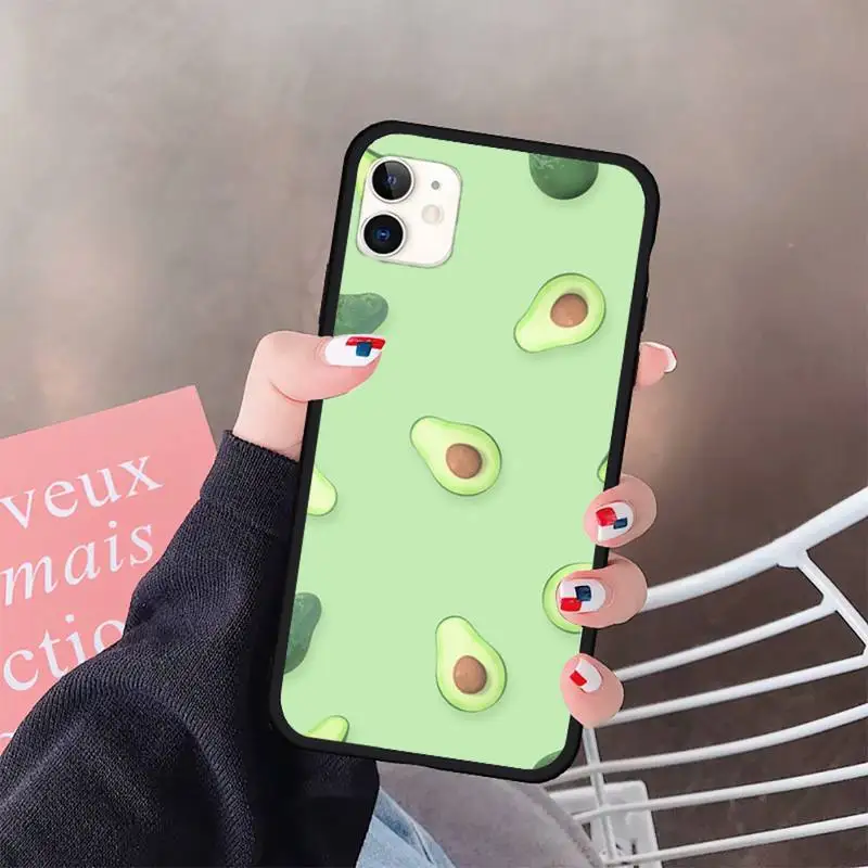 

Avocado aesthetic cute fashion fruit Phone Case for iPhone 11 12 pro XS MAX 8 7 6 6S Plus X 5S SE 2020 XR