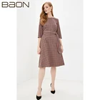 Женское платье в клетку Baon B450511