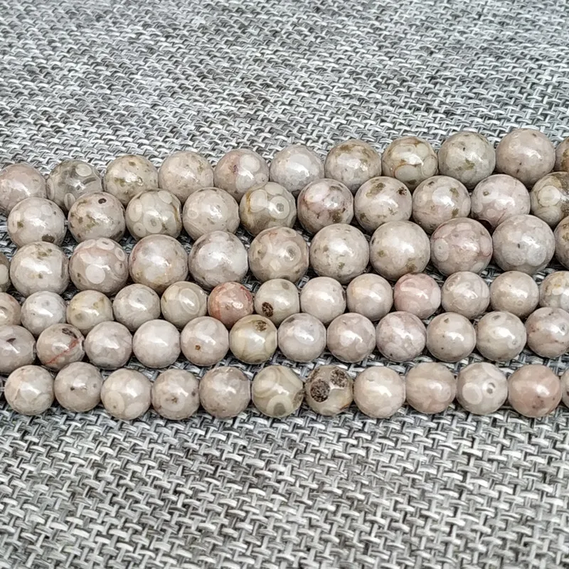 Серый снег хлопья камень Бусины DIY для ручной работы изготовление браслета