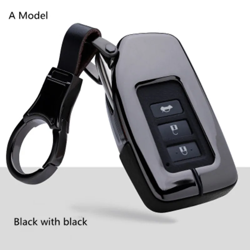 Кожаный чехол для автомобильного ключа из цинкового сплава Lexus LS500 LS500h UX250 GS350 ES350