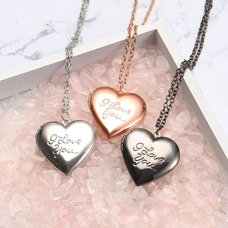 6 цветов я люблю тебя резная искусственная кожа секретное сообщение медальон