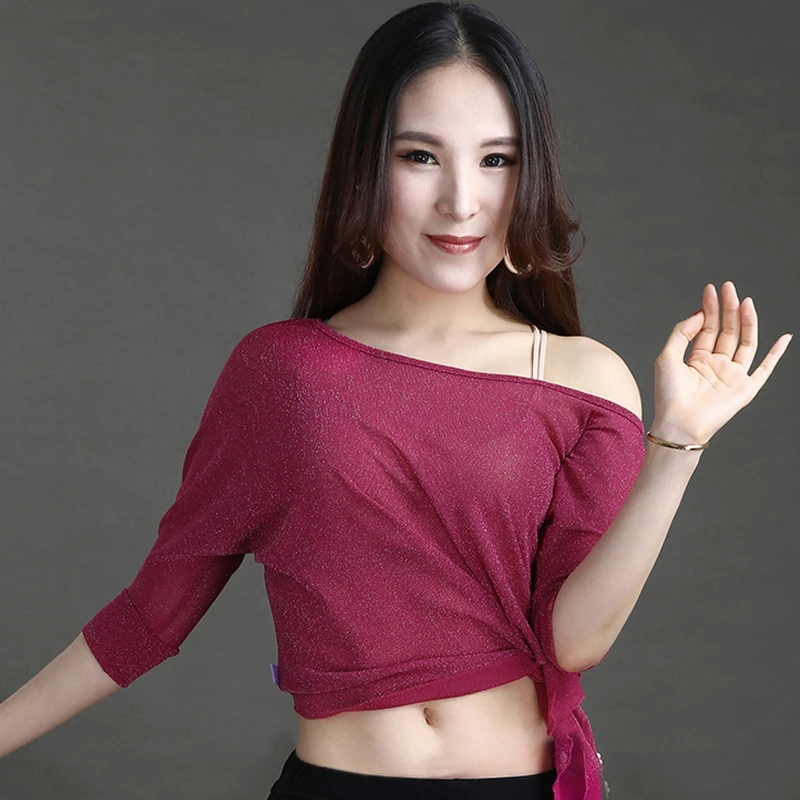 Женский костюм для танца живота танцевальный с рукавами летучая мышь и