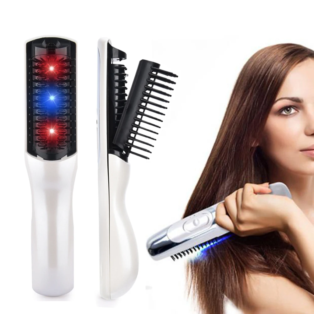 

Lazer Hair Growth Comb Electric Wireless Infrared Ray Scalp Massage Comb Hair follicle Stimulate Anti Hair-loss Electric Comb