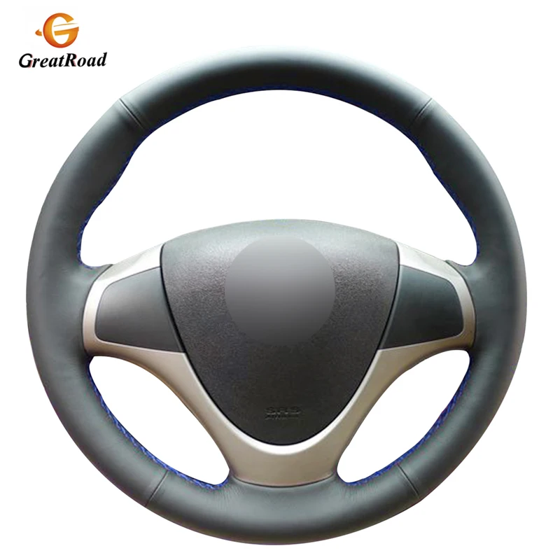 Черная искусственная кожа PU чехол рулевого колеса автомобиля для Hyundai i30 2009 2010 2011