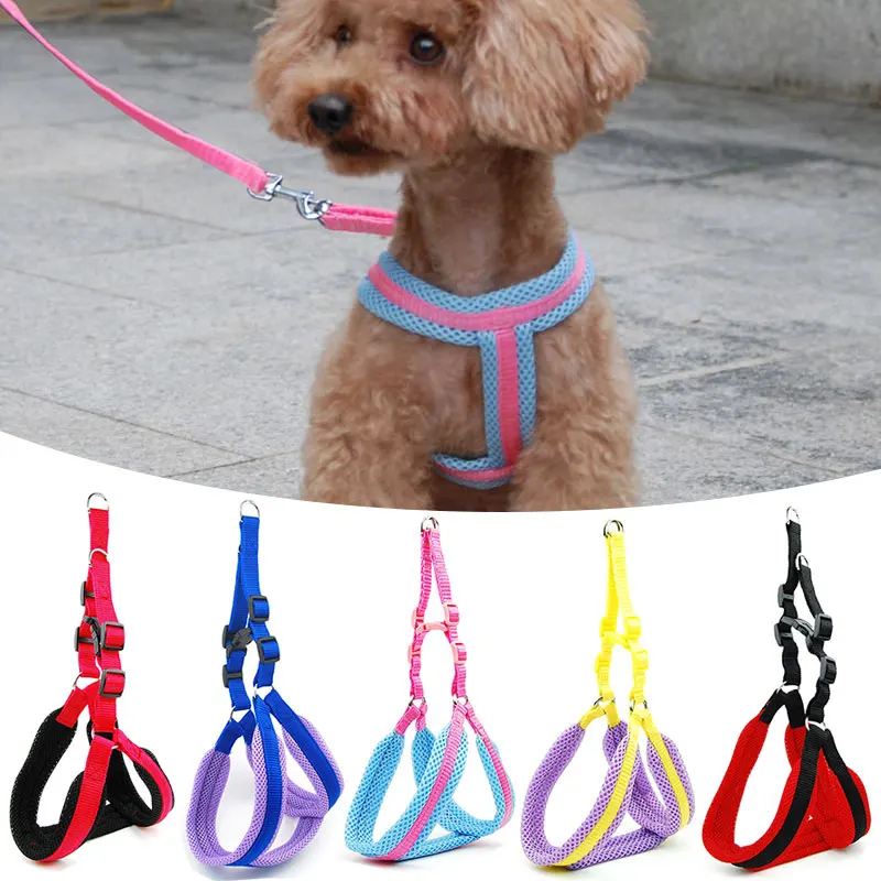 

Safety Dog Vest Hauling Cable Dog Harness Leash Colorful Pet Pulling Rope Dog Leash Traction Rope Practical Pet Supplies
