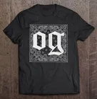 Рубашки Og для мужчин, оригинальная рубашка с принтом гангстера Восточного Лос Холо, мужская летняя одежда, футболка, хлопковые топы, Хиппи